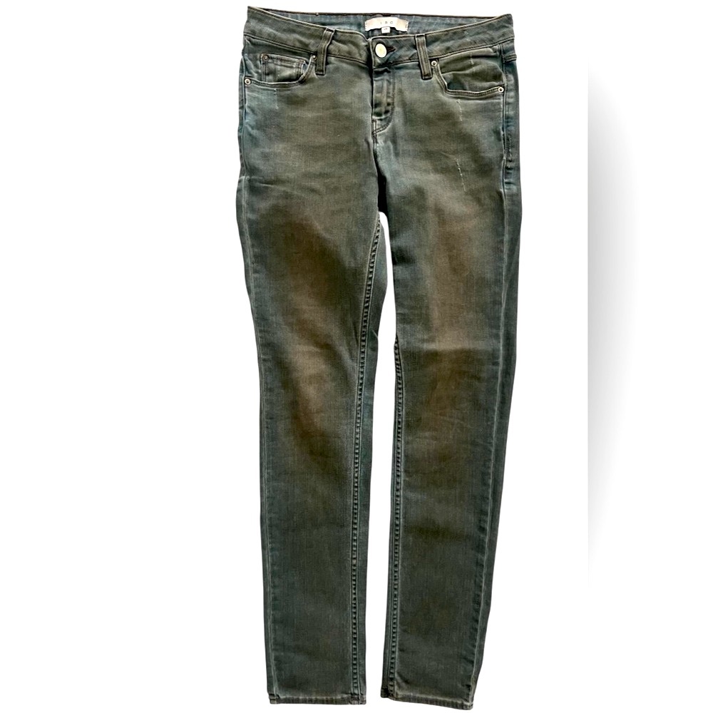 IRO Women's Gray/light blue Straight Leg Jeans